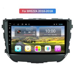 Car Video Multimedia System Dashboard Music Player Head Unit 2din Android Stereo Audio Radio for suzuki BREZZA 2016-2018