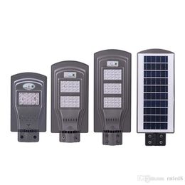 20W 40W 60W LED solar street light Outdoor Waterproof IP65 PIR sensor Smart light changes led light 50mm interface