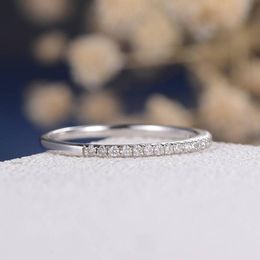 2017 Promotion Fine 100% 925 Sterling Silver Classic Delicate 3 Colours Stack Stackable Eternity Cz Ring Full Stone Band Sets J190716