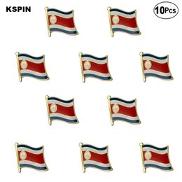 Costa Rica Flag Lapel Pin Flag badge Brooch Pins Badges