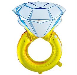 Valentines Day Gift Diamond Ring Balloon New Fashion Party Wedding Decorations Balloon Gifts Make A Proposal