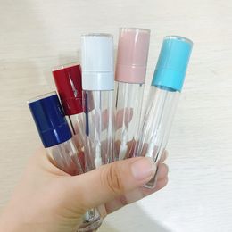 8ml Empty Lip Gloss Bottle Round Tube DIY Lipstick Container Refillable Vials SampleMakeup Accessories Fast shipping F3761
