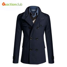 2020 Hot Sale 2015 New Brand Winter Mens Long Pea Coat Mens Wool Coat Turn Down Collar Double Breasted Men Trench Coat England Wind From Cnaonist, 2020 Hot Sale 2015 New Brand Winter Mens Long Pea Coat Mens Wool Coat Turn Down Collar Double Breasted Men Trench Coat England Wind From Cnaonist,