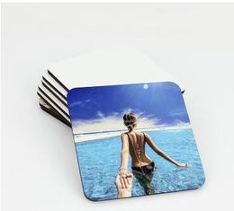 sublimation coaster for customized gift MDF Coasters for dye sublimation square shape hot transfer coaster for customized