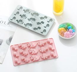 silicone chocolate mould baking tool 3d resin molds DIY soap sweet candy food little animal cartoon bakery pastry baking moldes SN4541