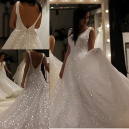 Sconto Linea Abito Da Sposa Glitter 2022 in vendita bei DHgate. Com