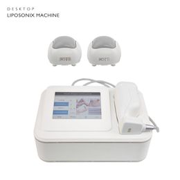 Portable liposonix body slimming hifu machine with 2 cartridges 8mm and 13mm spa equipment