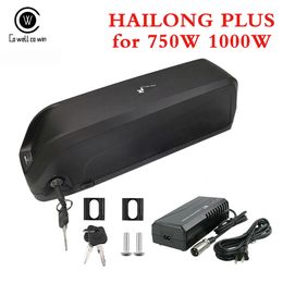 48V 21AH Hailong plus battery powerful electric bicycle bike 13S6P with Samsung cells for 1000W 750W motor