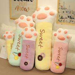 Plush Toys Animal Cat paw Cute Creative Long Soft Toys Break Nap Sleeping Pillow Cushion high quality Stuffed Gift Doll for Kids