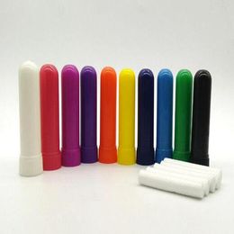 Essential Oil Aromatherapy Coloured Blank Nasal Inhaler Tubes Sticks, Empty Nasal Inhalers fast shipping