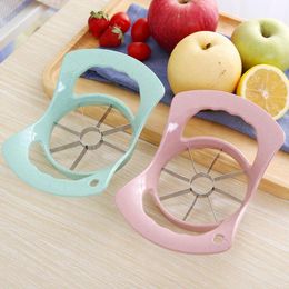 stainless steel kitchen gadget multi cutter tool Convenient Apple Fruit Cutter Dicing Slicer Machine multi colors LX2579