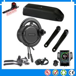 NEW 36V 250W BBS01B Bafang mid drive electric motor kit with 13Ah 17.5ah Li-ion down tube ebike battery