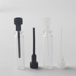 -1 ml 2ml 3ml Leeres Mini Glas Kleine Probe Fliortial Öle Diffusoren Parfüm Flasche Labor Flüssig Duft Tube Trial Flasche DLH034