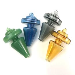 New Arrival UFO Style US Glass Bubble Carb Caps OD 35mm Carb Cap For Bevelled Edge Quartz Banger Nails Smoking Accessories