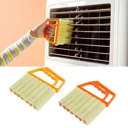 Useful Microfiber Window Cleaning Brush Air Conditioner Duster Cleaner with Washable Venetian Blind Brush-Cleaner Clean SN1281