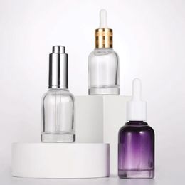 New 30ml essence and essential oil bottle cosmetic dropper bottle