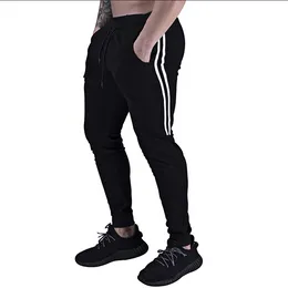 2020 new fitness sweatpants men gym fitness pants pure cotton mens training sports jogging pants Europe code S-XXL male242J