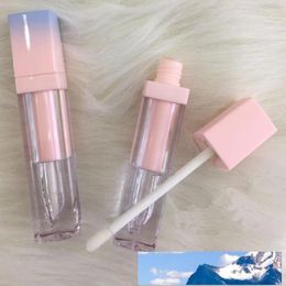 5ml Pretty Empty Gradient Pink Lip Gloss Tube Mini DIY Lip Balm Bottle Container Makeup Refillable Bottles Beauty Tool 20pcs