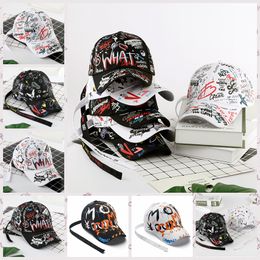 8styles Graffiti Baseball Cap Long tail hip-hop hat fashion outdoor Graffiti caps Snapback Hip Hop Party Hats GGA3664