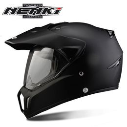 nenki black motorcycle helmet motorcycle full face helmet motocross mens adventure downhill dh racing casco moto ece1234p