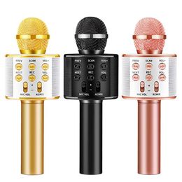 WS 858 wireless microphone professional condenser karaoke mic stand radio mikrofon studio recording studio