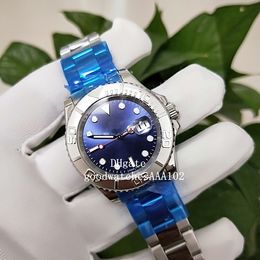 Asia ETA 2813 Movement factory producti 40mm Blue Dial Automatic Mechanical Bi-Directional Rotating Bezel Mens Watch 116622 Watches