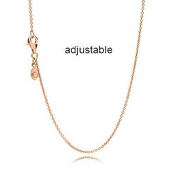 NEW 100% 925 Sterling Silver Rose Gold Zircon Charm Clavicle Chain Flower Shape Round Necklace Original Fashion Jewellery Gifts Eight