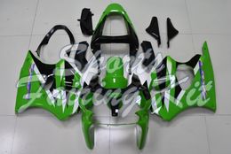 -Fairing ABS per Ninja ZX-6R 2000 - 2002 Green Black Body Kit 636 ZX-6R 2002 Carenatura ABS per Kawasaki ZX6R 00