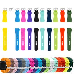 22mm watch band strap For Samsung Galaxy S3 Frontier Classic straps Replacemet Silicone Wristband 46mm for Samsung Gear sport S3 Watch bands