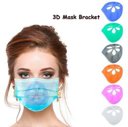 3D Masks Bracket Lipstick Protection Stand Inner Support Silicone Mask Brackets Nose Increase Breathing Space Mouth Cover Holder LSK1047