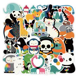 100 PCS Skateboard Sticker Colorful Animal Graffiti For Car Laptop Pad Bicycle Motorcycle PS4 Phone Luggage Fridge Decal Pvc guitar Stickers