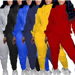 PINK 3XL Fall winter Women designer jogger suit long sleeve pullover hoodies+pants casual sweatsuits plus size tracksuits outfits 3949