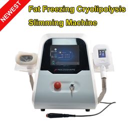 Cryolipolysis Slimming Machine 4 handles fat freezing liposuction machine with 3 handles and 1 double chin for body slimming CE