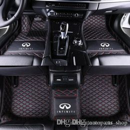 Car Floor Mats For INFINITI G37 G35 G25 Sedan Front Rear Liner Auto Mat Carpets296K