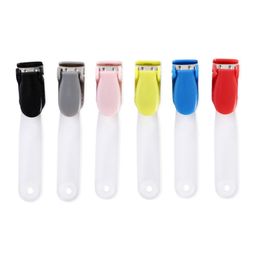 Plastic Suspender Clip with Clear Vinyl Strap for ID Card Holder Badge Holder Button Snap Great for Name Tags Access