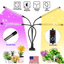 LED Grow Light 85W 90W Dimmable Timing Plants Growth Lamp for Indoor Greenhouse Office and Home Plants Growth FACTORY STOCK