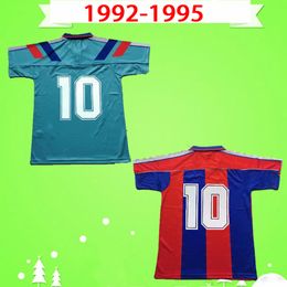 Barcelona basa jersey 1992 1993 1994 1995 Retro Football Shirt 92 93 94 95 di calcio maglia vintage casa lontano arancione classico camiseta Romario Stoichkov Koeman Amor