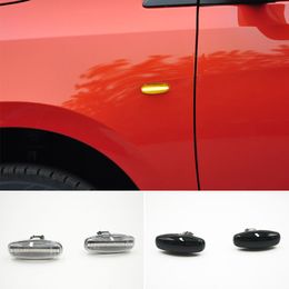 1 Pair Car Led Dynamic Side Marker Turn Signal Light Sequential Blinker Light For Toyota Yaris Vios 2014 - 2019