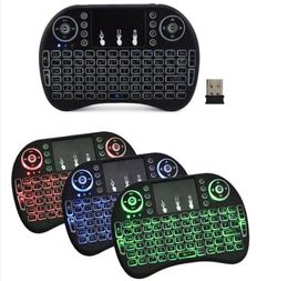 Rii I8 Backlit Wireless Keyboard Backlight Air Mouse Remote control With Touchpad For X96 Mini Max Android TV Box Cheapest on Dhgate