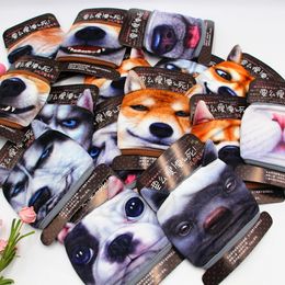 3D cartoon dog pure cotton dustproof Designer Masks breathable black fashion Korean version can be cleaned and breathable outdoor face mask