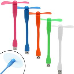 USB Fan Flexible Portable Removable Mini Fan For All Power Supply PowerBank & Notebook & Computer Summer Gadgets Humidifier Sprayer