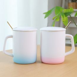 Office Ceramic Japanese Mug, High Grade Coffee Cup with Lid Spoon, Men's Simple Gift Cup Office Ceramic Japanese Mug, High Grade Coffee Cup with Lid Spoon, Men's Simple Gift Cup