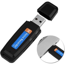 16GB Memory Digital Voice Recorder Professional Micro SD TF Card USB Voice Recorder U-Disk Digital WAV Audio Recording Pen Mini Dictaphone PQ151