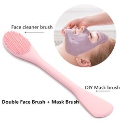 Silicone Facial Mask Washing Brush Beauty Stick Face Masks Device Cleansing Washer free ship 200