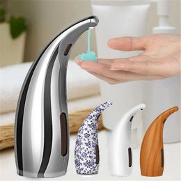 200/300ml Waterproof Liquid Soap Dispenser Automatic Induction Foam Washing Mobile Phone Infrared Sensor Kitchen Bathroom Tools Y200407