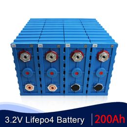 NEW 16PCS CALB 3.2v 200Ah LiFePO4 Rechargeable Battery SE200AH Plastic 24V 48V 200AH Lithium iron phosphate packs solar battery