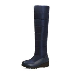 2020 neue Winter Warme Kniehohe Stiefel Casual Warm Halten Marke Schnee Stiefel Mode Schuhe Frau Schuhe Größe 33-43