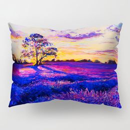 Shop Room Scenery Paintings UK | Room CanadaScenery Oblong Throw Pillow