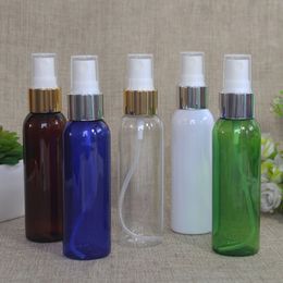 30pcs 60ml Refillable Perfume Spray Plastic Bottle,Spray Travel Bottle With Mist Pump,Empty Cosmetic Container gold Sprayer