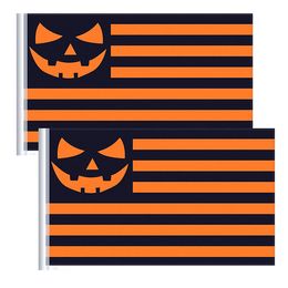 3x5ft Halloween Flag , Pumpkin O Lantern Flag for Halloween Outdoor Decoration, Indoor Polyester Fabric Free Shipping